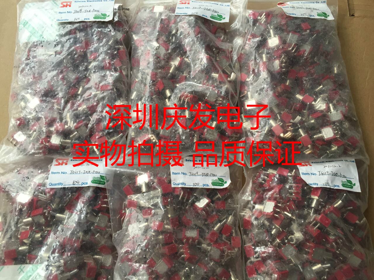 Taiwan SH Hing Han T80-T druckschalter miniatur 2 dateien 5-Bein 3A250V schütteln kopf schalter