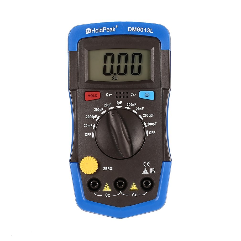 DM6013L multimètre condensateur mètre portable numérique capacimetro capacité testeur électronique Diagnostic-outil + LCD rétro-éclairage
