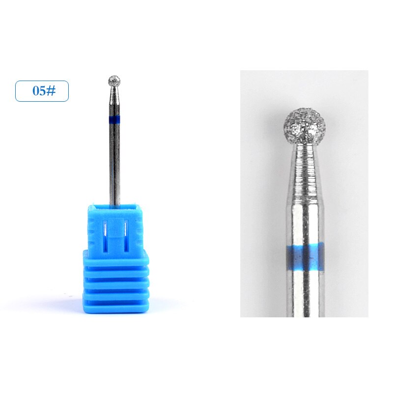 Mèches pour ponceuse à ongles en tungstène diamant, mèches rotatives pour manucure, 1 pièce