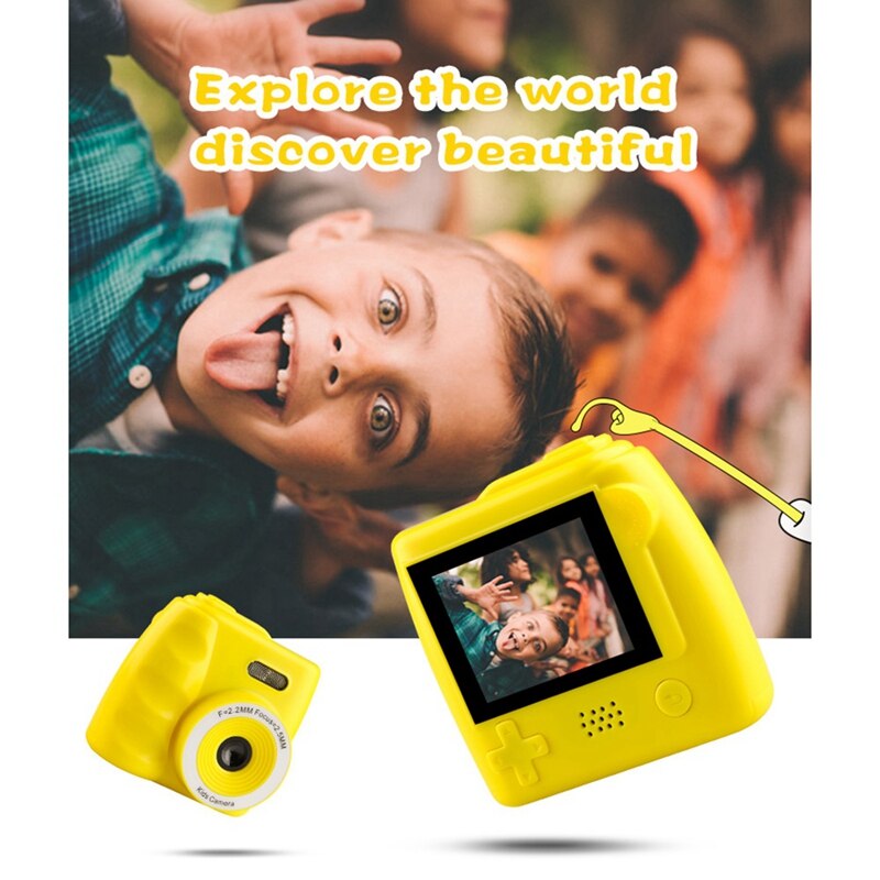 2 Inch IPS Screen 720P 5 Million Pixel Photo Taking Video Recording Kids Cute Cartoon Camera