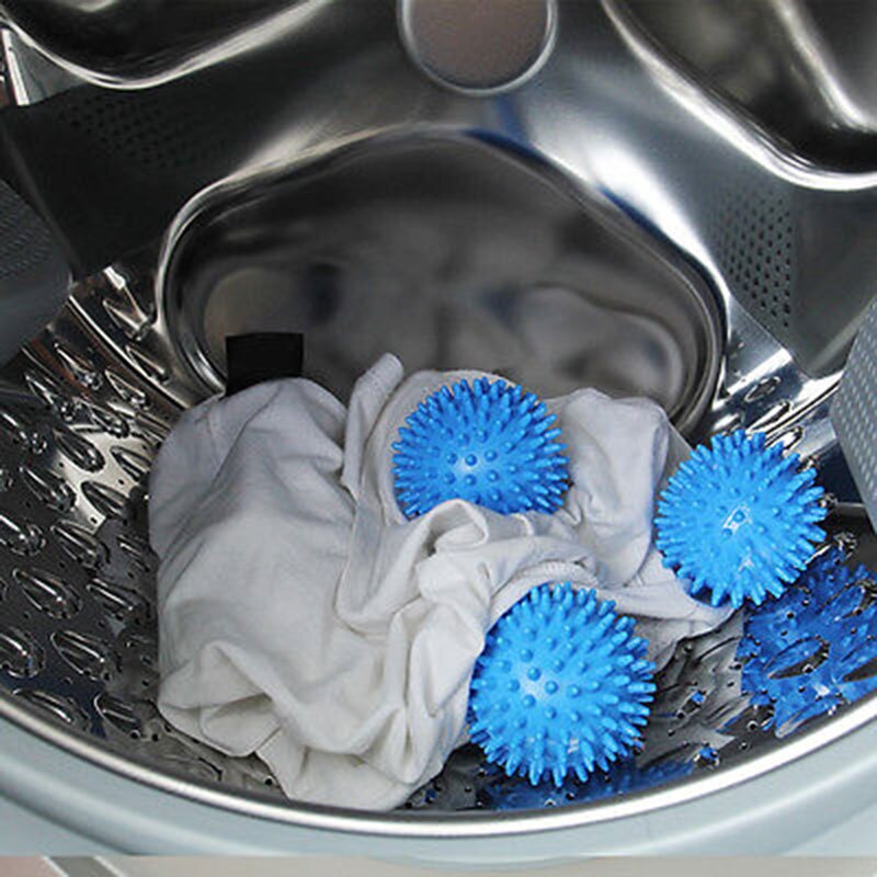 Genanvendelige pvc tørretumbler bolde vaskeri vask tørring skyllemiddel kugle rene værktøjer tørre vaskeprodukter tilbehør vaskekugle