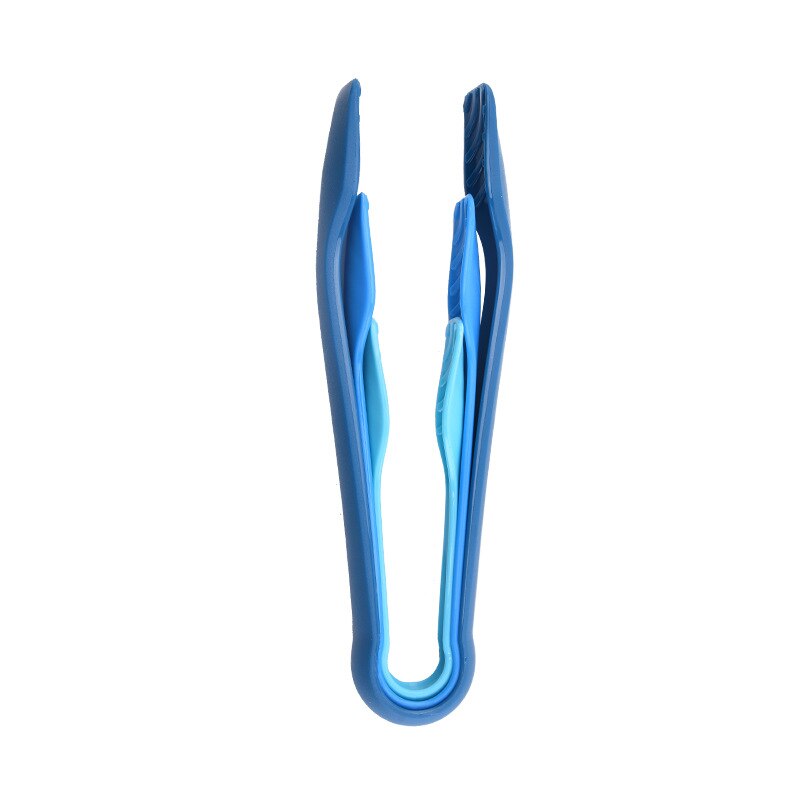 Cake Dessert Pastry Tongs Hold Food Hygiene Equipment Salad Plastic Tong Kitchen Cooking Food Serving Utensil Food Buffet Clamp: Blue