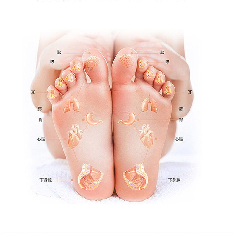 Chaussettes d'acupuncture pour les pieds, accessoire de Massage pour les médecins chinois, pour thérapie graphique, unisexe, outils de soins des pieds