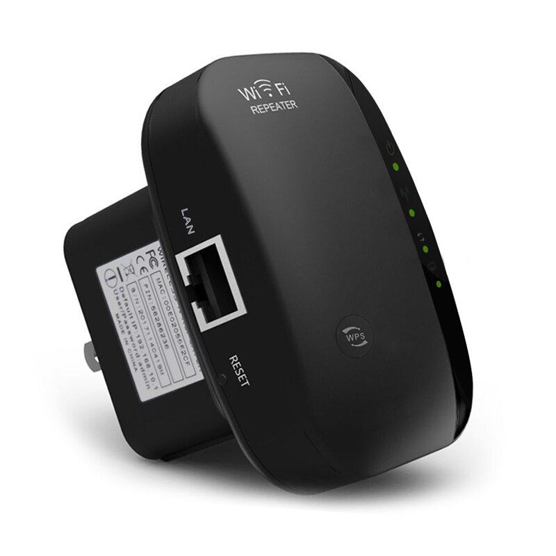 Senza fili WiFi Del Ripetitore Wifi estensore 300Mbps Wi-fi Amplificatore 802.11N/B/G Ripetitore Repetidor Wi fi Reapeter di Accesso punto di router: AU / nero