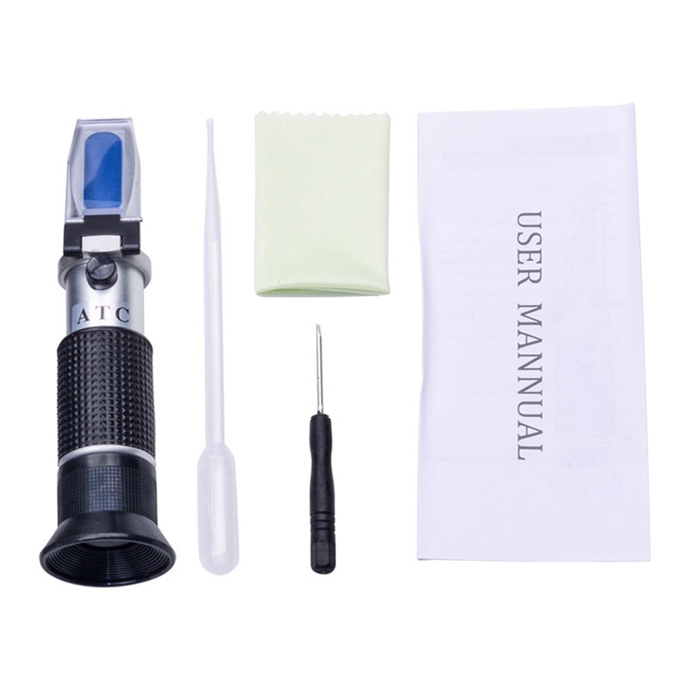 4in1 ATC Refractometer Antifreeze Coolant Tester Automotive Antifreeze Point Meter Propylene Ethylene Glycol Detector Test Tool