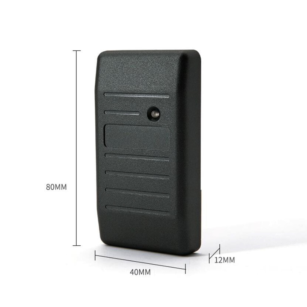 Wiegand-lector de tarjetas RFID, dispositivo resistente al agua, 125khz, 26 34, indicadores LED, RFID EM, lector de Control de acceso para tarjetas HID