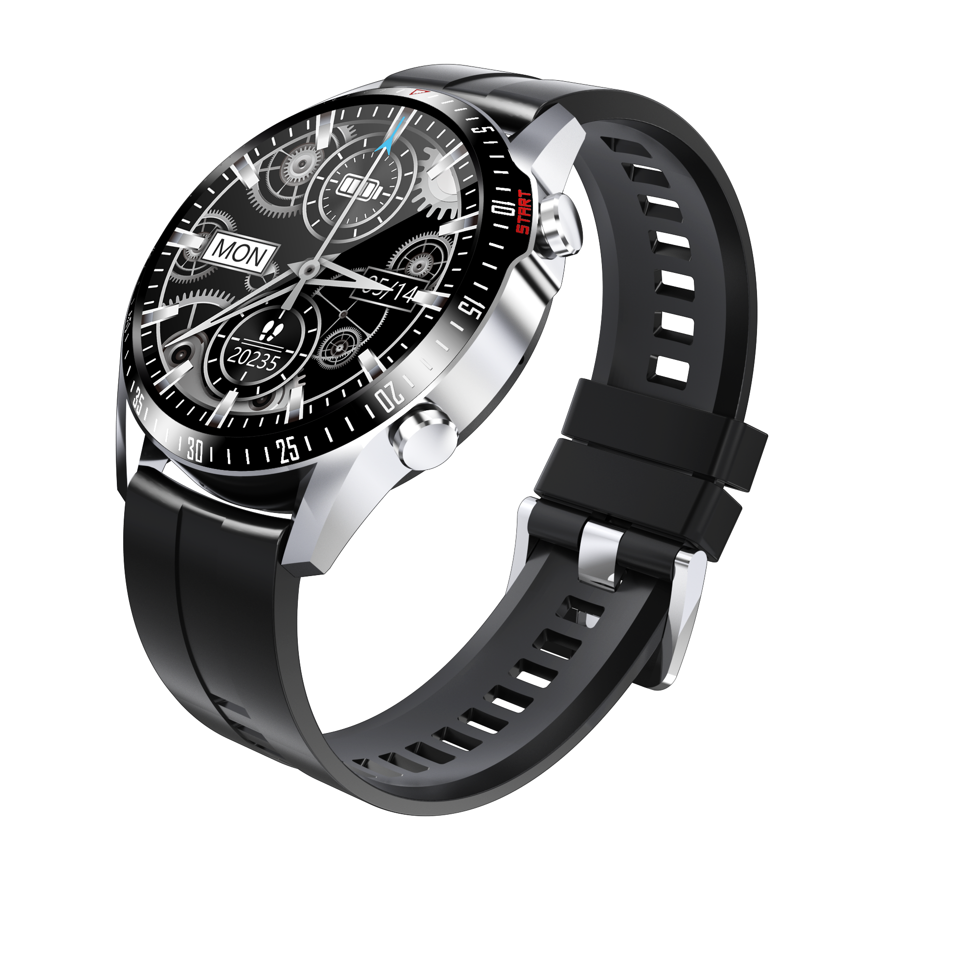 Smart Horloge Waterdicht Body Temperatuur Fitness Tracker Smart Armband Hartslagmeter Voor Ios Android Mannen Vrouwen Horloge