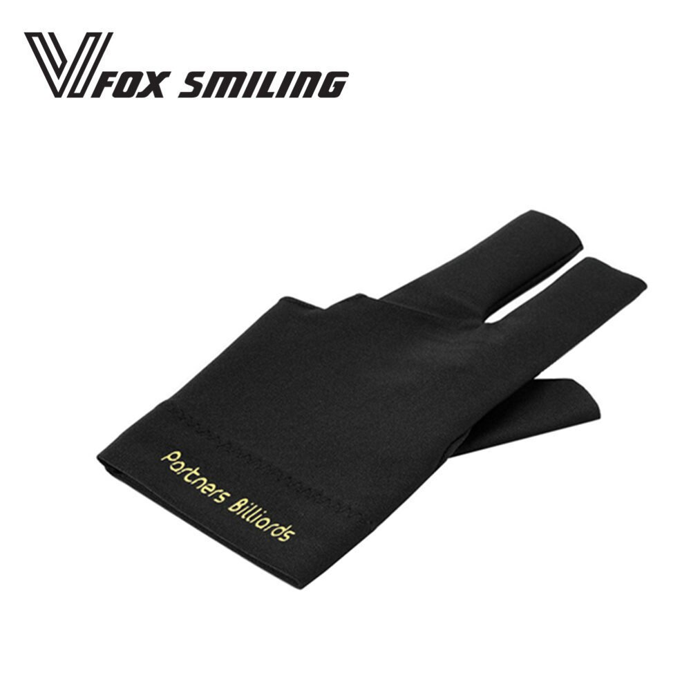 Fox souriant 3 doigts billard billard gants billard queue de billard gants noir main gauche: black