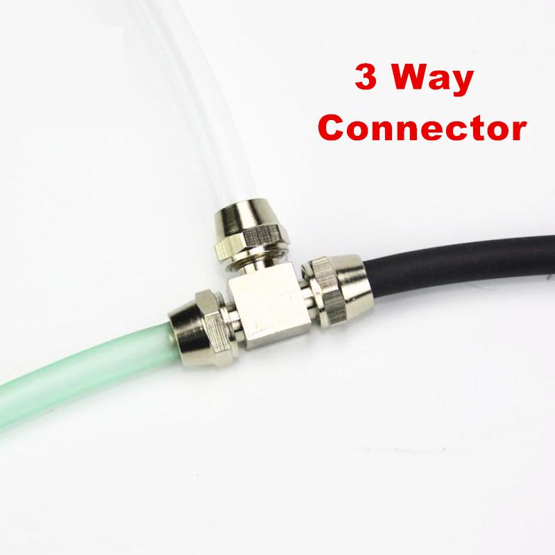 Rustfrit stål akvarie højtryk  co2 justerbar kontraventil luft  co2 rør konnektor til akvarie tilbehør: Grøn