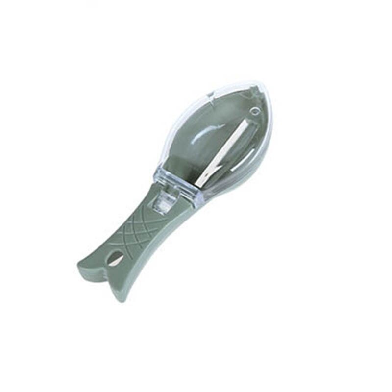 Escova de pele de peixe raspagem escamas de pesca raladores de escova rápido remover peixe faca raspador de limpeza com faca dispositivo: green