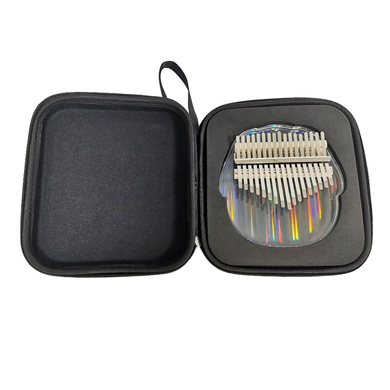 Regenboog Kalimba 17 Key Thumb Piano Kristal Vinger Piano Kleurrijke