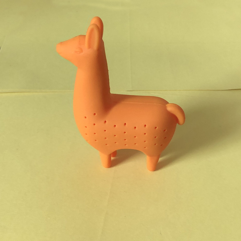 Creatieve Alpaca Theezeefje Milieuvriendelijk Siliconen Materiaal Thee-ei Thee Filter Huishouden Keuken Accessoires: Default Title