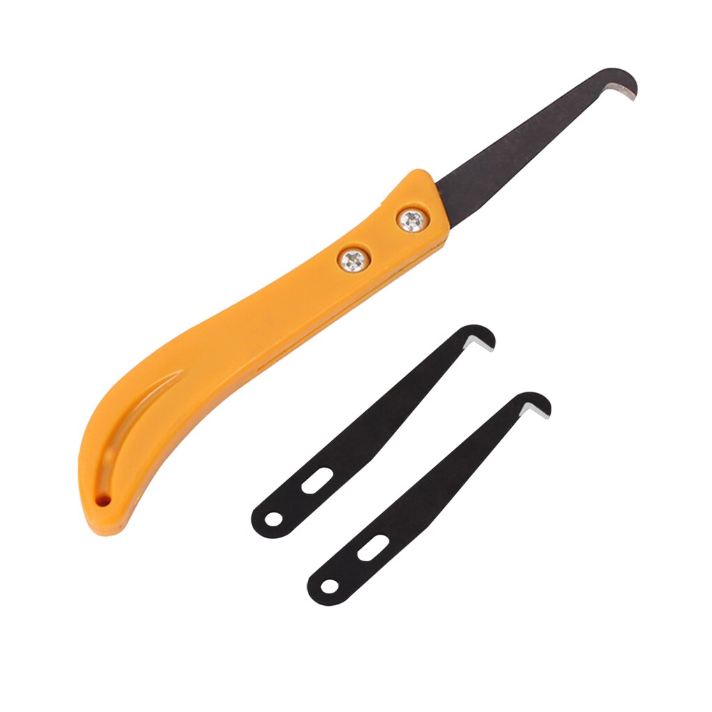 Tile Gap Repair Tool Hook Knife Cleaning and Removal of Old Grout Hand Tools Tungsten Steel Joint Notcher Collator: 2
