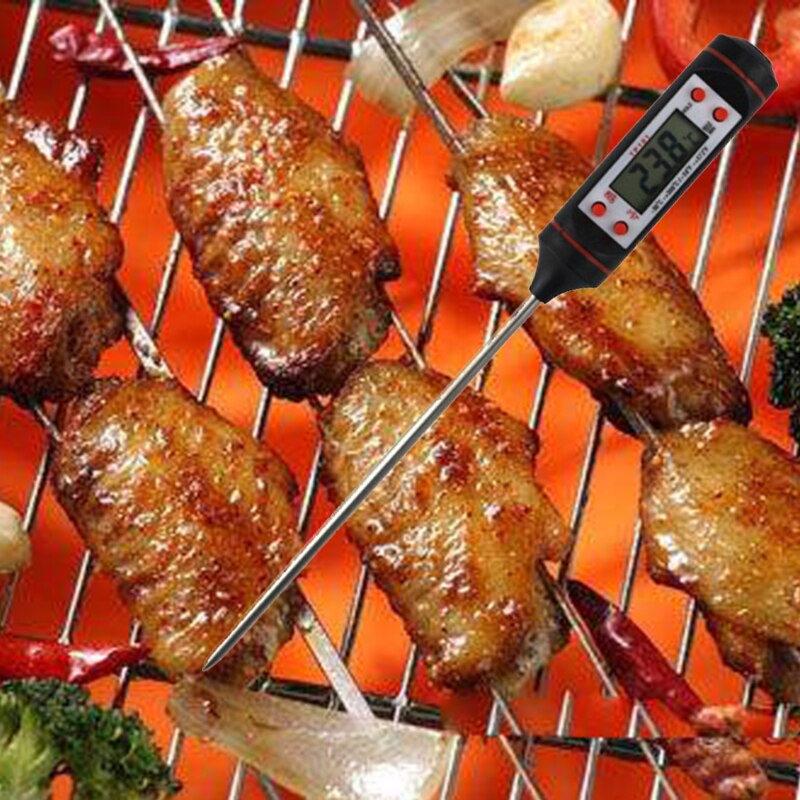 Digital Kitchen Thermometer Probe Meat Thermometer Cooking Food Meat BBQ Probe Temperature Meter EC16
