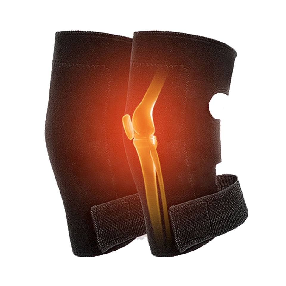 1 Paar Kniebrace Ondersteuning Pads Verstelbare Toermalijn Zelfopwarming Magnetische Therapie Knie Beschermende Riem Artritis Knie Massager