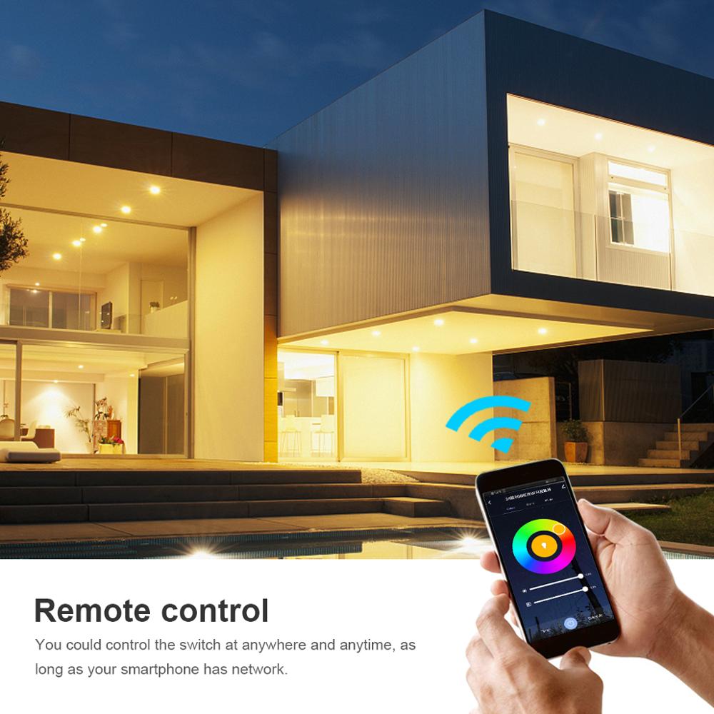 Wifi tuya smart musik led strip lys tv baggrundsbelysningssæt med alexa google home 5050 rgb dæmpbar 5m 10m 15m dc 12v stemmestyring