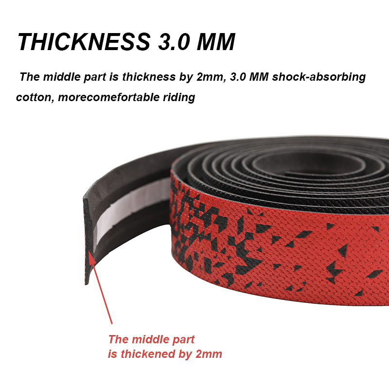 BUCKLOS trwała taśma na kierownicę roweru szosowego miękkie wygodne paski na kierownicę 3mm grubości odporne na wstrząsy taśmój szosowe części rowerowe