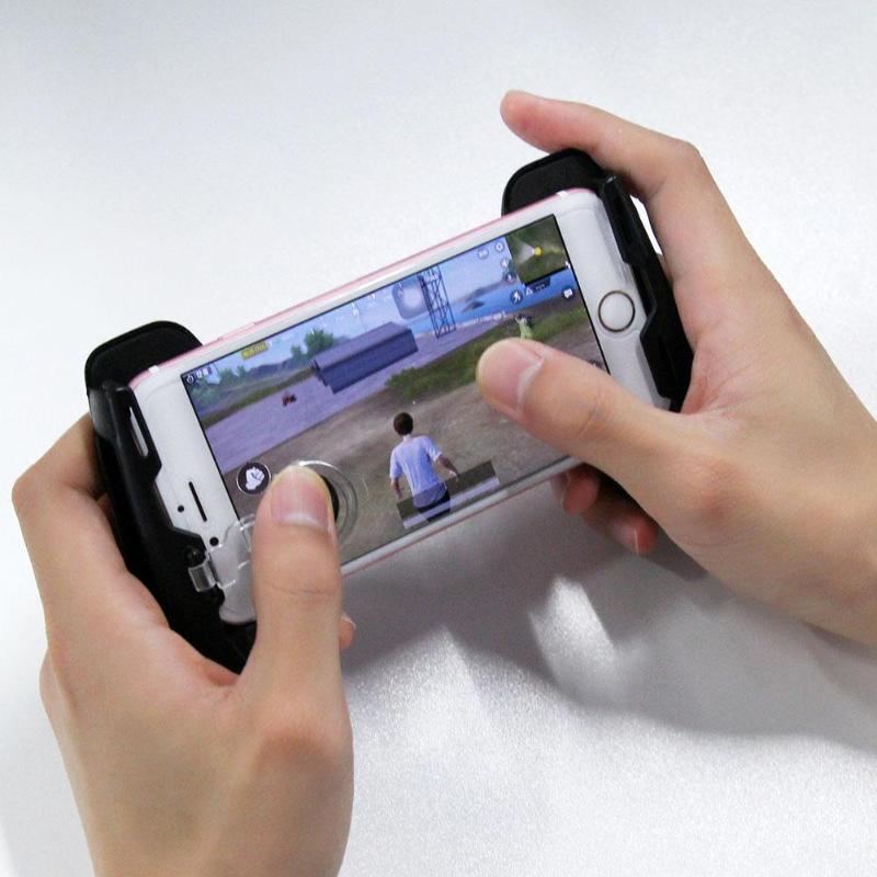 Alloyseed 3 in 1 universal spil joystick+ mini joystick greb+ stativ beslag til 4.7-7 tommer touch screen smartphones