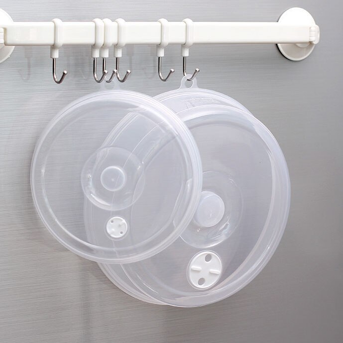 Tapa de sellado de plástico para almacenamiento de alimentos tapa de horno de microondas, tapas de platos para refrigerador, placa, tapa para polvo, herramienta de cocina