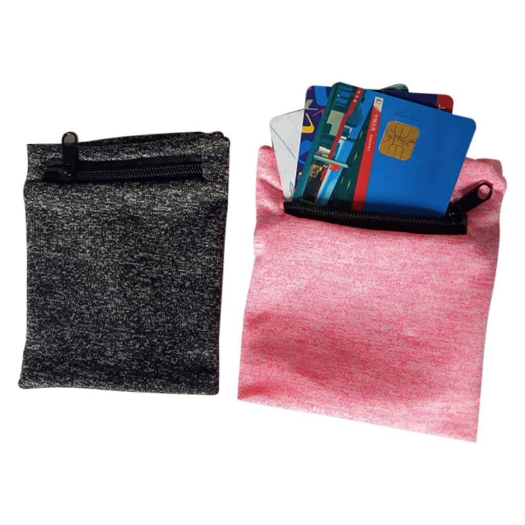 unisex Multifunctional Wrist Band Zipper Ankle Wrap Sport Wrist Strap Wallet Storage for running gym cycling sports safety