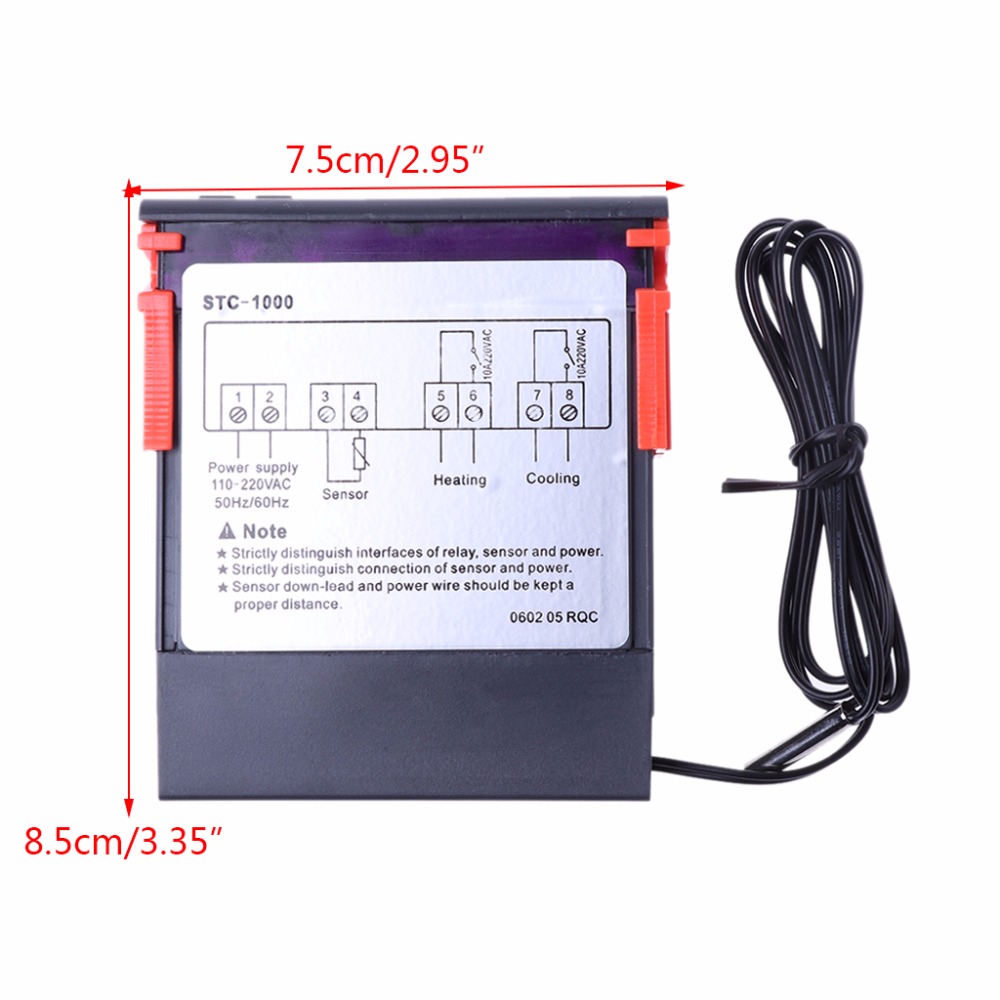 110V-220V Digital STC-1000 All-Purpose Temperature Controller Thermostat Sensor Temperature Control Products