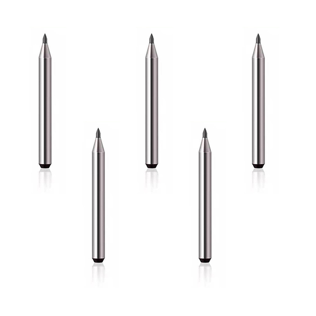 Strong Magnetic Scribing Pen Carving Knife Diamond Engraving Lettering Tool Tungsten Steel Marking Pen Interchangeable Tip: Replacement head 5pc