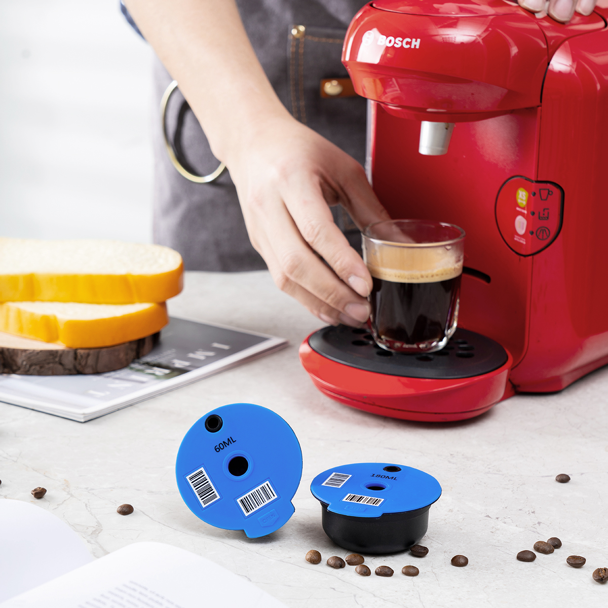 capsul filter Reusable Coffee Capsule Pods for BOS... – Grandado