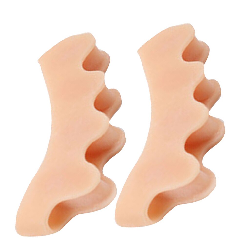 2 pcs Toe Separator Overlapping Toes gel silicone Foot Bone Device Nail Tools Foot Care Fingers Protector