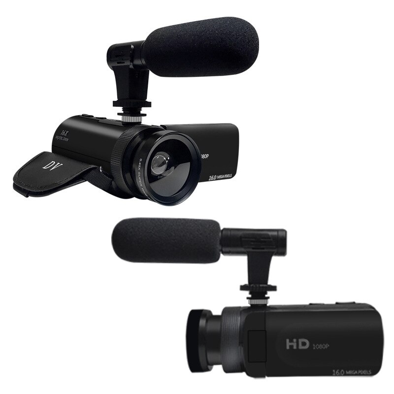 Digital Kamera mit Objektiv Mikrofon 1080P HD 16 Millionen Pixel Handheld DV Camcorder Schießen Digital Kamera