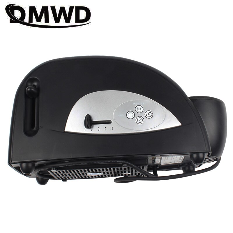 DMWD 2 in 1 Household Toaster Bread Machine Multifunction Breakfast Maker Steamed Egg Sandwich Maker Electric Oven 5 gear 220V