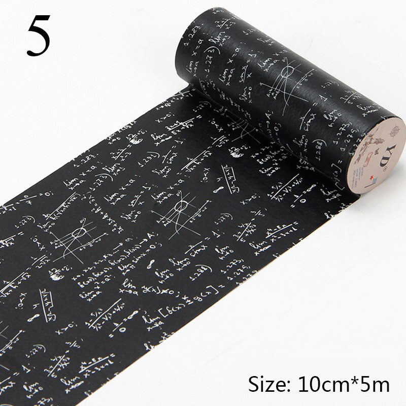 Retro engelsk tidning washi tejp vintage bred maskeringstejp dekorativ tejp klistermärke scrapbooking dagbok brevpapper: 5