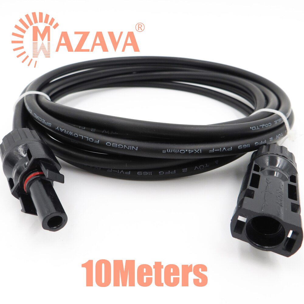 MC Wire 1/3/5/10 Meters Solar Cable Extension Solar Connector PV Cable Copper Wire 2.5/4/6mm2