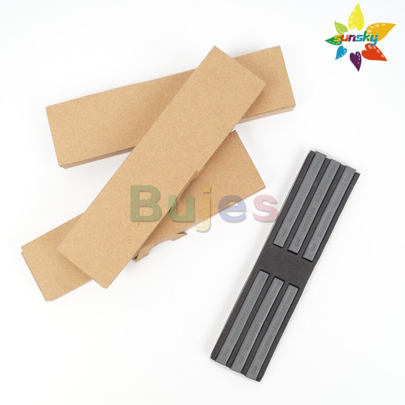 Derwent Natural Graphite Stick,Light Medium Dark,Use flat to cover large areas ,Easily blended,Naturally water-soluble