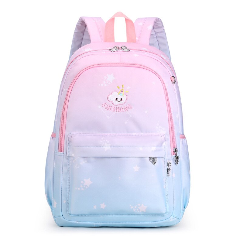 Meisjes Rugzakken Voor School Kinderen Basisschool Boek Bag Kids Schooltas Toevallige Sport Rugzak Knapzak Mochila Escolar: sky pink