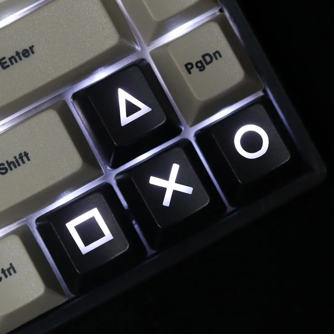 Cross Ring Square Triangle Direction Keycaps Set o... – Grandado