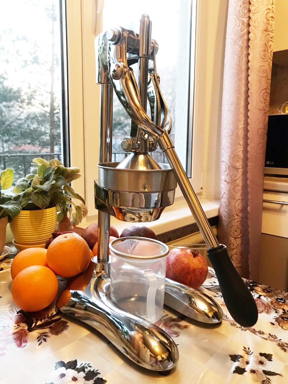 Roestvrij Staal handmatige hand druk juicer squeez... Grandado