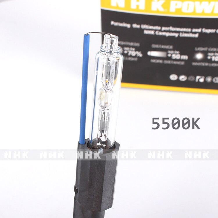 NHK hid bi xenon quick plug bulb 17mm 4300K 5500K 6000K Universal car accessories: 5500K