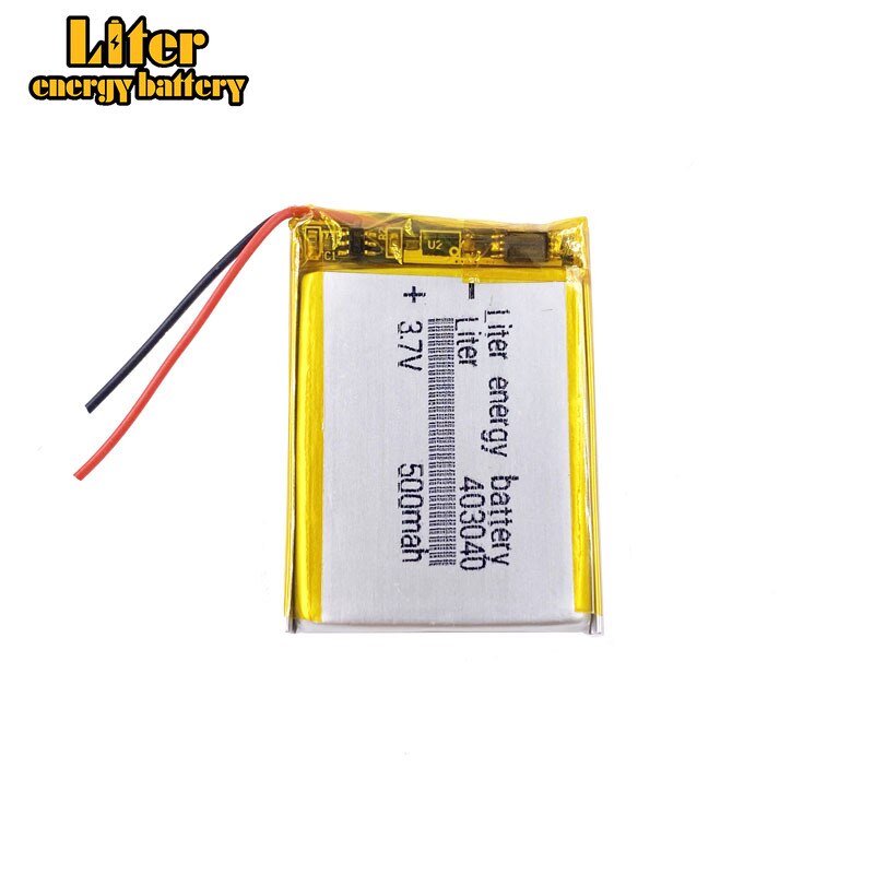 Batteria Agli Ioni di 3.7 V 500mah ai polimeri di Litio 403040 Litro di energia batteria del Ce Fcc Rohs Sds Certificazione di Qualità