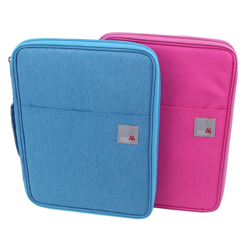 Waterproof Passport Document Bag Travel Organizer Papers Storage Pouch Credential Bag File Pocket with Separator Computers
