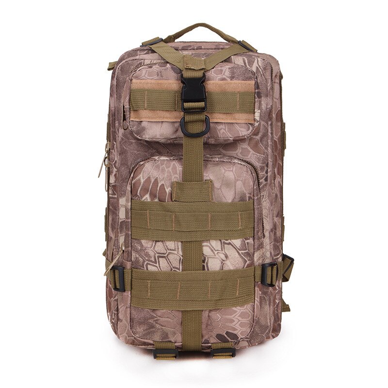 Outdoor Sport Reistassen Grote Rugzak Schouders Tactiek Rugzak Reizen Duffle Bagage vrouwen Weekend Plunjezak Grote Reis: Mud color Python