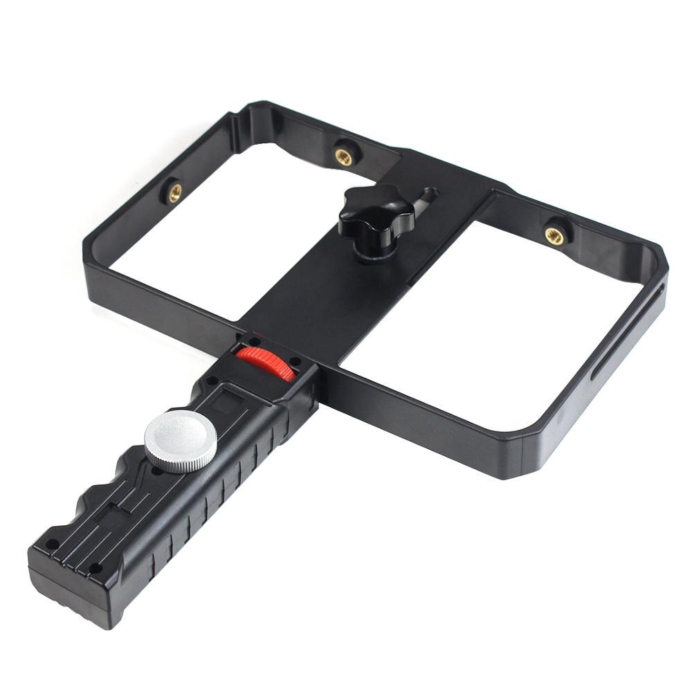 BGNing Gaiola Câmera de Vídeo Estabilizador de Filme Que Faz o Equipamento para o Aperto de Mão Do Telefone Móvel Suporte de Montagem Titular de Telefone Celular com Transmissão Ao Vivo