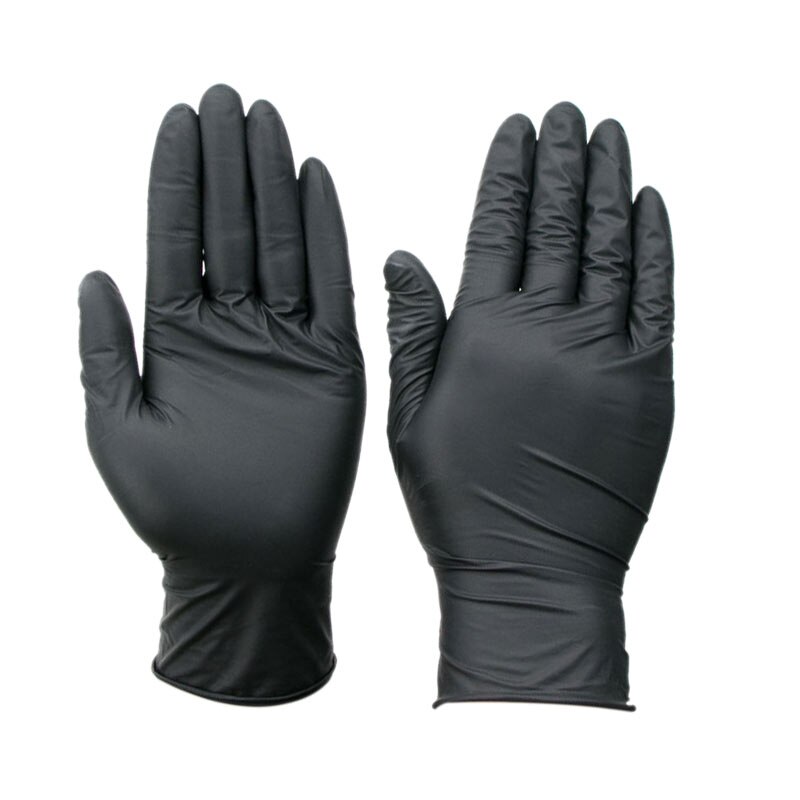 Schwarze Chemikalienschutzhandschuhe | flockgefüttert | Nitrex 680 – Unigloves