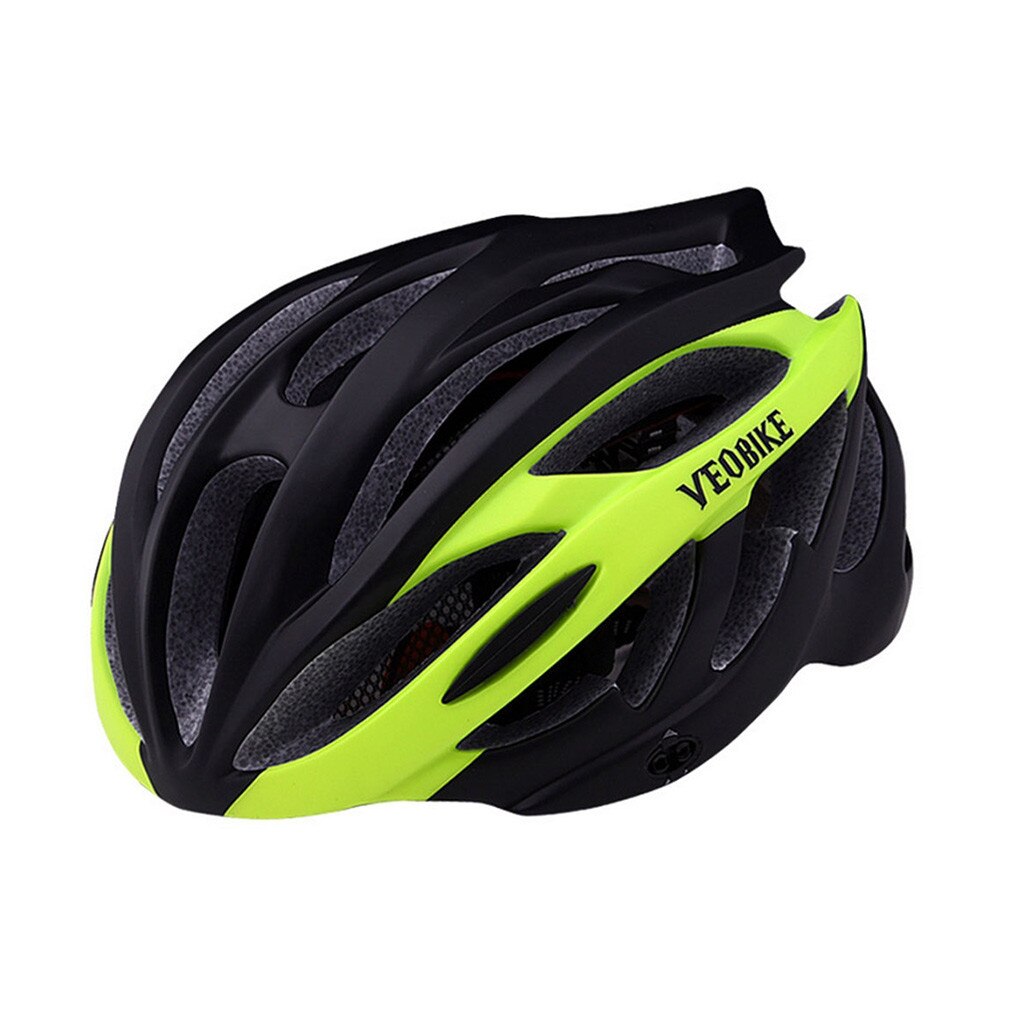 Cycling Helmet With Hat EPS+PC Cover MTB Bike Helmet Integrally-mold Cycling Mountain Bicycle Helmet casco ciclismo: MINT GREEN