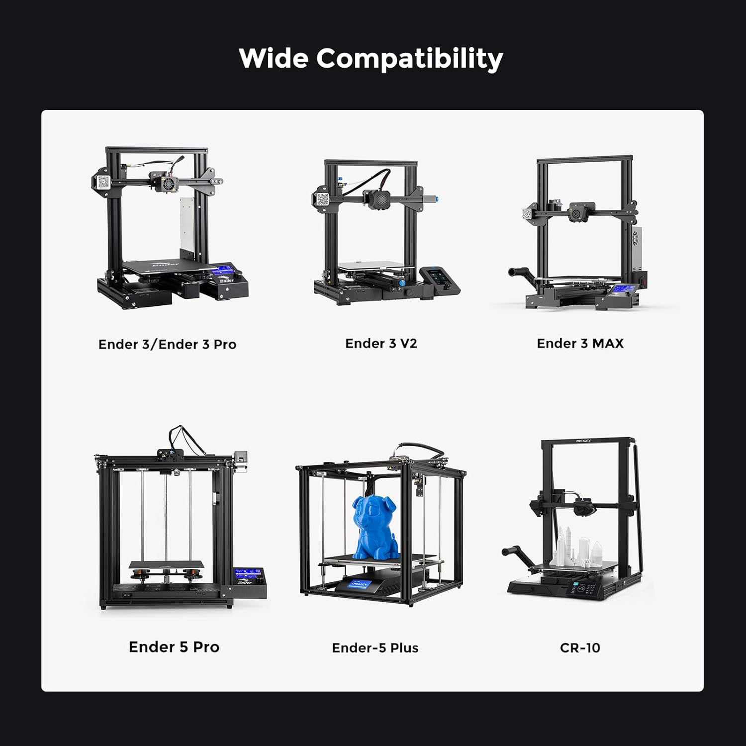 Creality Official Sprite Extruder Direct Drive Dual Gear Extruder SE Upgrade Kit, Compatible with Ender 3/Ender 3 V2 /5/CR 10