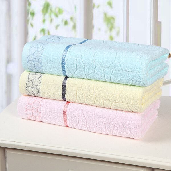 Voksen badehåndklæde 3 farver 70*140cm 350g håndklæde