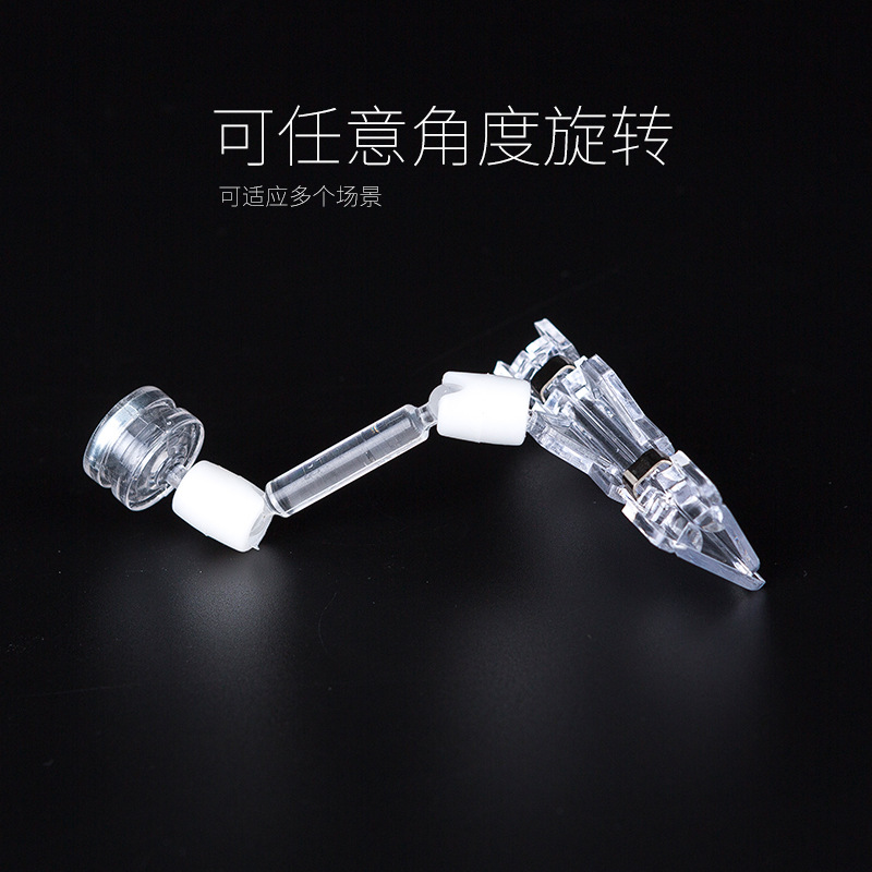 3 stk./pak abs plast mini hylde klip pop magnet reklame klip