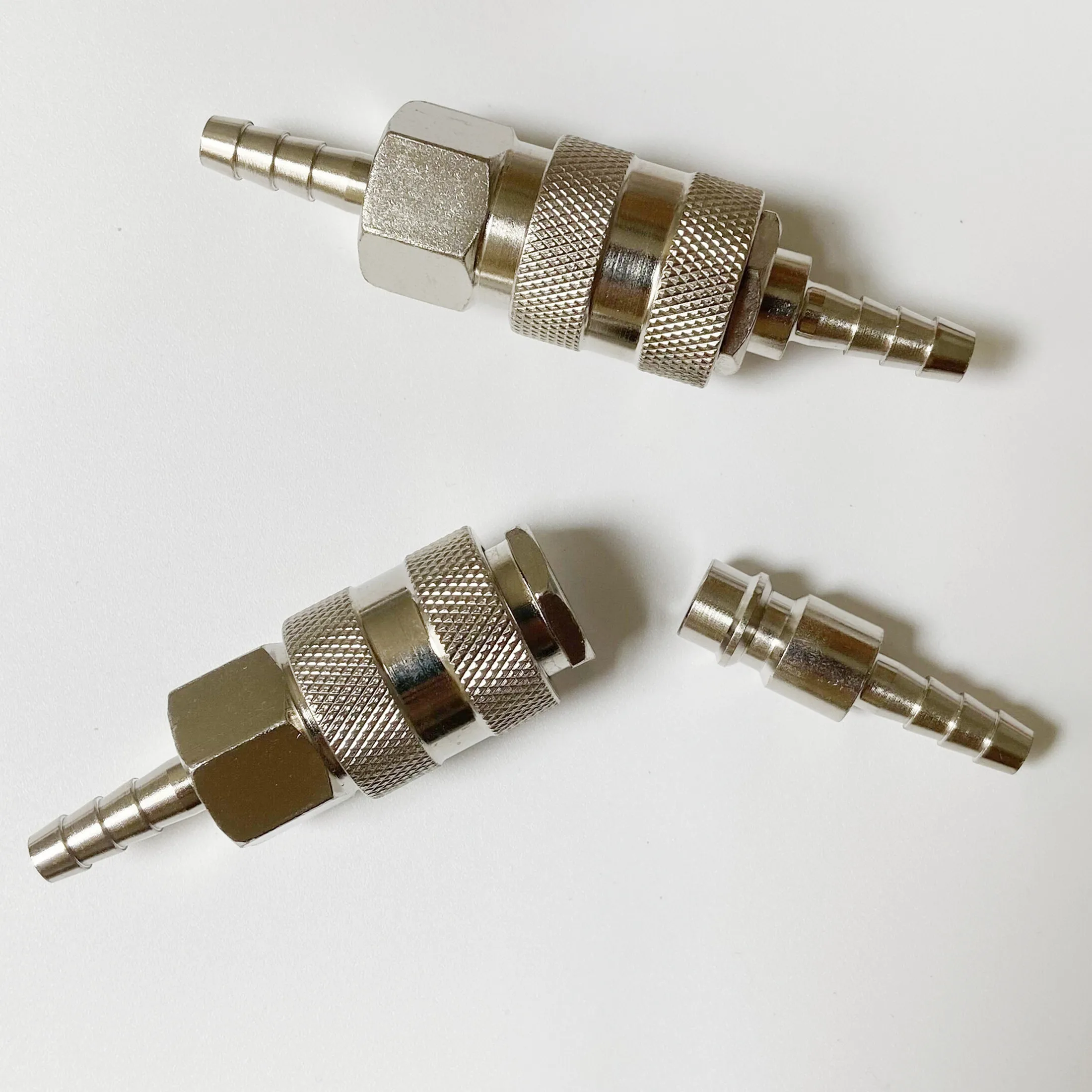 Eu-typ uttag + stickpropp pneumatisk koppling europeisk standard snabbkoppling 6/8/10mm slang hulling kopplingsadapter för luftkompressor