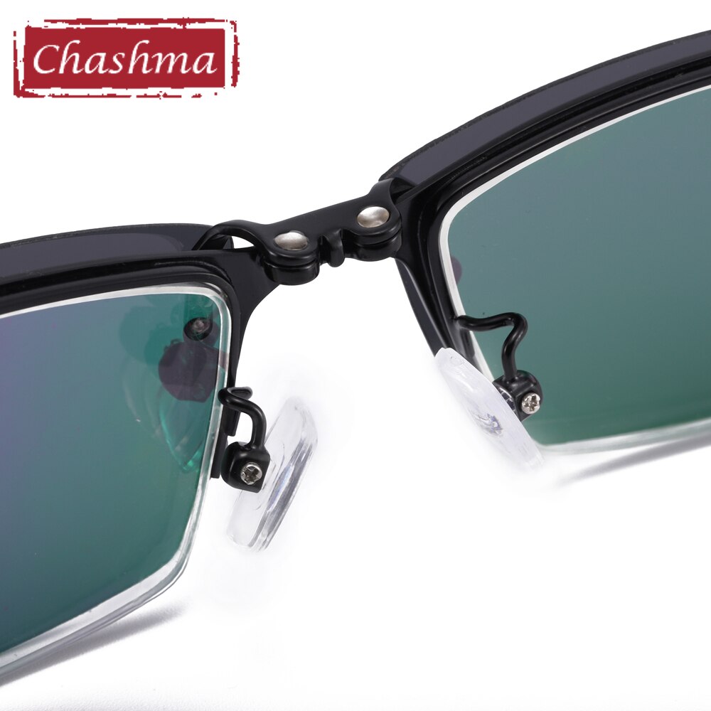 Clip imán gafas polarizadas lentes con marco medio de gafas de sol para hombres deporte estilo gafas