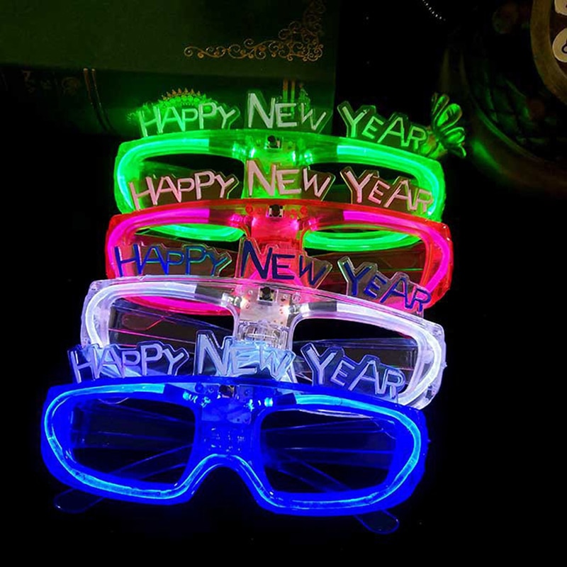 Flashing Led Glasses Luminous Light Glow Headband Blinking Eye Wear Wedding Birthday Party Year