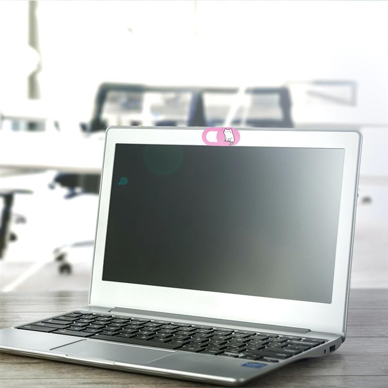 3pcs Adorable Cat Webcam Cover Laptop Camera Slide Blocker Computer Camera Cover Anti Peeping Camera Protective Cover Set